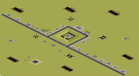 mid evil tower by sgtgary - Red Alert 2 Map Preview Image